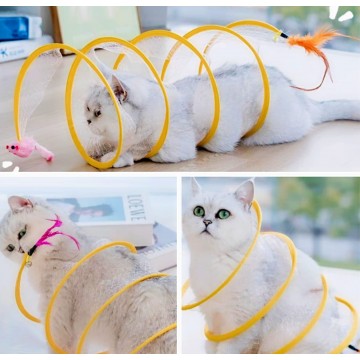 Dooee Toy Foldable Tunnel with Feather Small